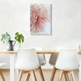 thumbnail image 4 of Pink Flower With Gold Edge Canvas Wall Art, Luxury Floral Print Decor, Modern Abstract Botanical Artwork For Living Room, Bedroom, Entryway, Ready To Hang 16*24inch(40*60cm), 4 of 6