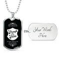 thumbnail image 4 of Christian Firefighter My Strength Dog Tag Stainless Steel or 18k Gold, 4 of 8