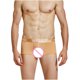 thumbnail image 4 of Hombres Sólido Casual Sexy Cómodo y transpirable Pantalones de ropa interior de elevación de cadera Pompotops qyievc3903, 4 of 9