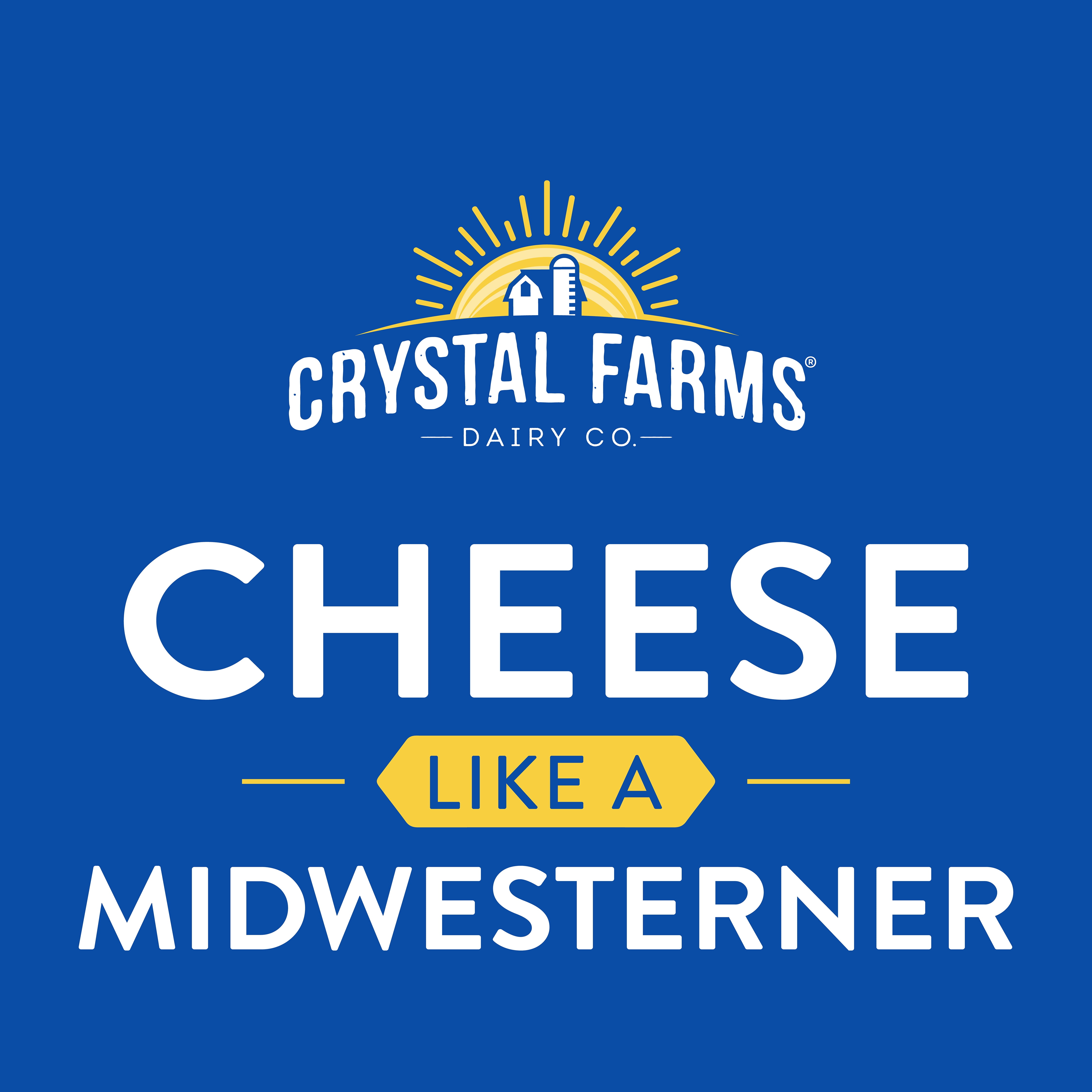 Crystal Farms Sharp Cheddar Cheese Block, 8 oz., Refrigerated, Plastic pack