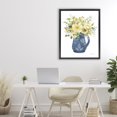 thumbnail image 2 of Stupell Industries Sunny Chinoiserie Yellow Bouquet Black Framed Floater Canvas Wall Art design by Carol Robinson, 31 x 25, 2 of 9