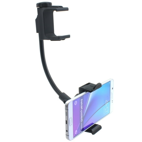 Mirror Holder Car Mount for Samsung Galaxy Z Flip6 - Rear View Swivel Cradle Stron Grip for Galaxy Z Flip6