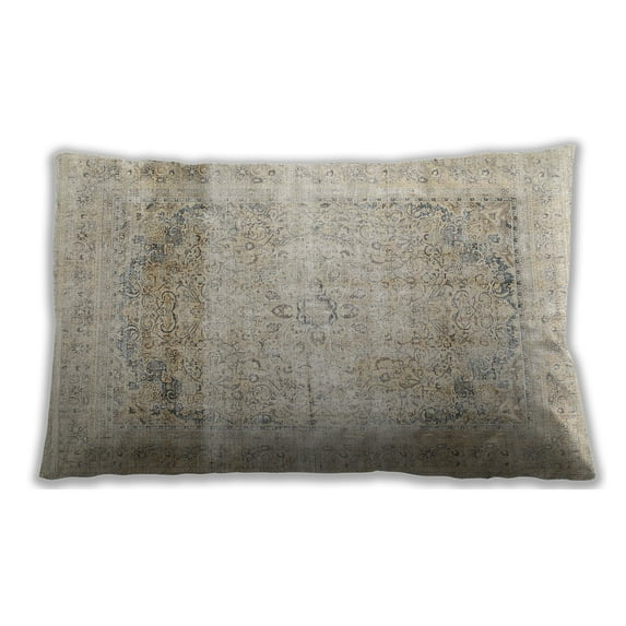 Ahgly Company Outdoor Rectangular Traditional Lumbar Throw Pillow, 13 inch by 19 inch