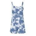 thumbnail image 5 of Aueoeo Womens Summer Casual Sleeveless Romper Loose Strap Shorts Overalls Jumpsuit with Pockets Clothes On Clearance, 5 of 5