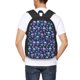 thumbnail image 4 of Balery Skull purple flower Mochila para hombre y mujer - Tela Oxford 600D resistente - Gran capacidad, resistente al agua, ideal para la escuela, viajes y senderismo, 4 of 6