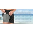 thumbnail image 4 of GIRUNS Men's 2 in 1 Hybrid Shorts Summer Quick Dry Running Athletic Stretch Gym Beach Short, 4 of 6