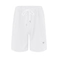 thumbnail image 6 of REORIAFEE Men's Sets Beach Clothes Summer Tracksuits Suit for Casual Party Cute Outfits Men's Fashion Sports Patchwork Sleeveless Vest Shorts Suit White XXL, 6 of 7