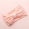 thumbnail image 1 of ZAXARRA Baby Girl Ribbon Elastic Headbands Bowknot Stretch Turban Head Wrap, 1 of 7