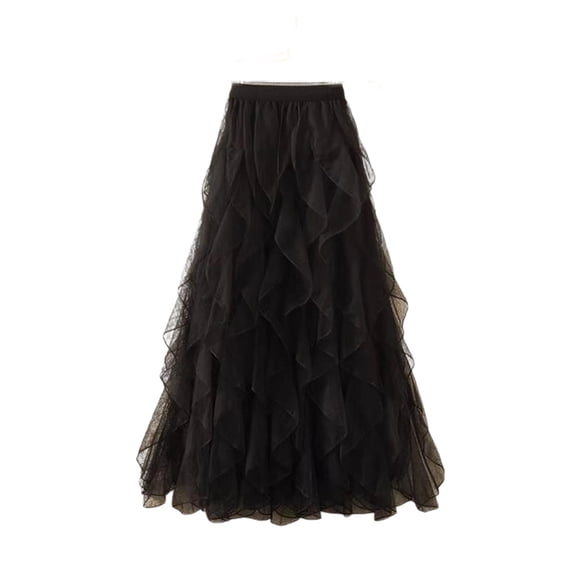 Dresses for Women, Women's Long Rainbow A Line Tulle Tutu Skirts Tiered Skirt Petticoat
