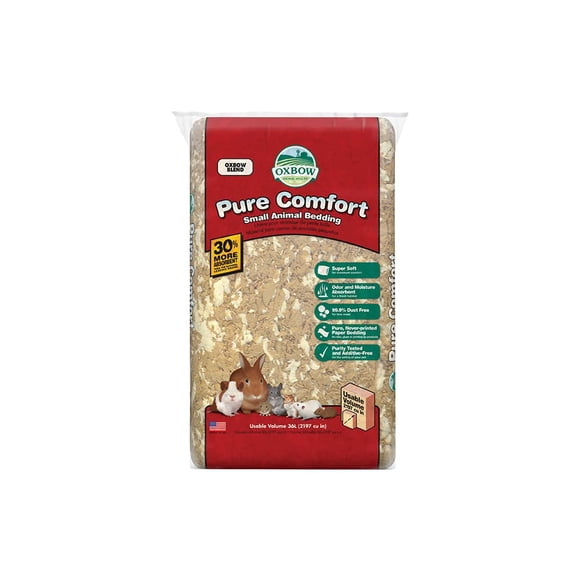 Cama para Animales Pequeños Oxbow Pure Comfort 36L Sin Polvo