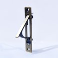 thumbnail image 2 of HSHDLDF Pocket Door Edge Pull Professional Stainless Steel 304 4" Hidden Door Handle Flush Mount Pocket Door Hardware for Pocket Sliding Door Spring Loaded (2 Antique Bronze), 2 of 5