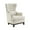Beige, variant on Lexicon elegant Adriano Upholstered Wingback Chair in Beige
