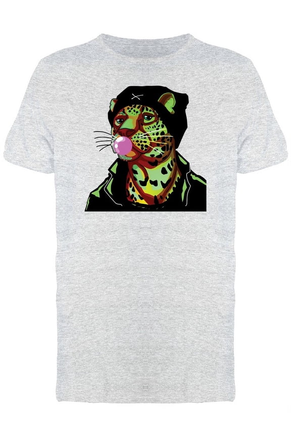 Leopard Humanization T-Shirt Men -Image by Shutterstock, Male XX-Large
