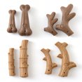 thumbnail image 3 of Dosaele 1pc Pet Teeth Grinding Toy Bone  Made Of Bamboo Fiber  Durable & Chewing-Resistant  Interactive Training Toy For Dogs, 3 of 7