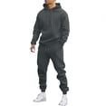 thumbnail image 3 of Mens Track Suits 2 Piece Set Hoodie and Sweatpants Casual Athletic Jogging Suit Drawstring Running Gym Sweat Suits, 3 of 5