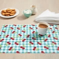thumbnail image 2 of Hometrends All Over Cherries 1-Piece Polypropylene Placemat, Multicolor, 13"x19", 2 of 5