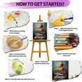 thumbnail image 3 of JYLMOOD DIY Easy Paint by Numbers Kit for Adult Beginners, 16x20 Inch, Books, 3 of 5