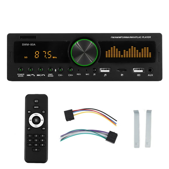 Voiture M Playerwith Display,1 DIN Bluetooth MP3 Voiture M Player Voiture FM Transmmiter Solution Innovante