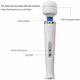 thumbnail image 7 of GIXUSIL Personal Wand Electric Massager with 10 Powerful Vibrations, Rechargeable Handheld Back Massager Wand Massage，Whit, 7 of 7