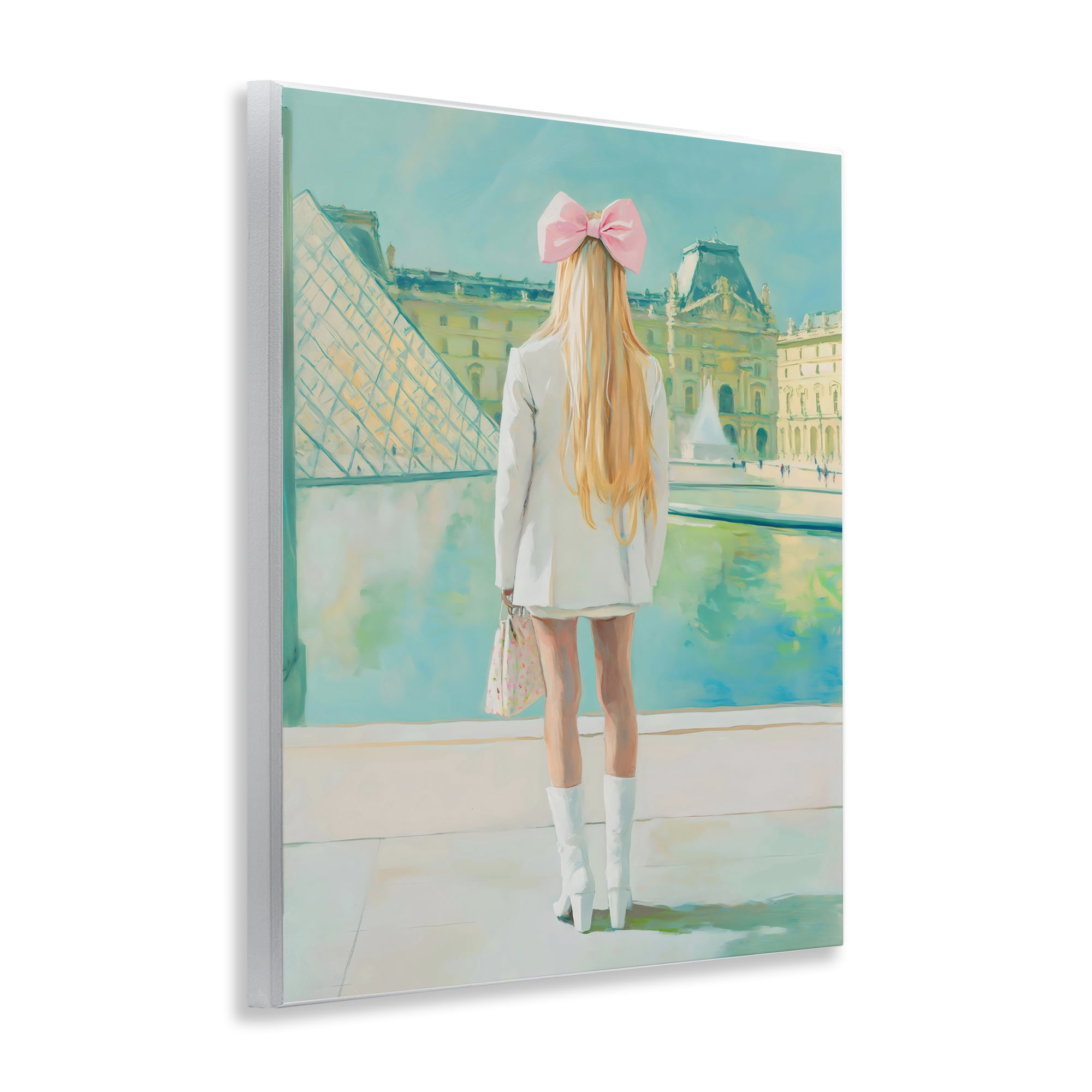 Stupell Industries Girl In Paris Observing Wall Plaque Art, design by The Prints Vibe