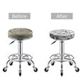 thumbnail image 5 of Fotbe Country Farm Scene Stool Covers Round,Waterproof Round Bar Stool Covers Bar Chair Covers Washable Stool Cushion Slipcover for 12-14 Inch Chair-, 5 of 7