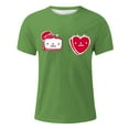 thumbnail image 4 of YDLCAFD Men's Print Theme T Shirt Printed Solid Color Short Sleeve Top, 4 of 4