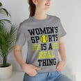 thumbnail image 6 of DJH Apparel | Women's Sports Is A Real Thing Softball Unisex Tshirt, 6 of 7