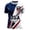 #01 White, variant on USA Soccer Team Casual Fan , 2026 Soccer Cup Breathable Short Sleeve Crew Neck Supporter T-Shirt