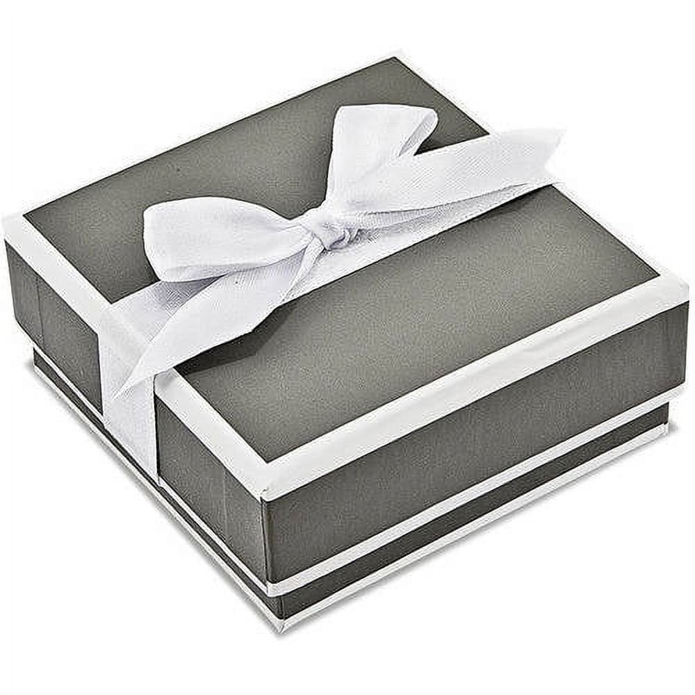 Stackable Expressions Sterling Silver Black-plated Medium Polished Chain Slide