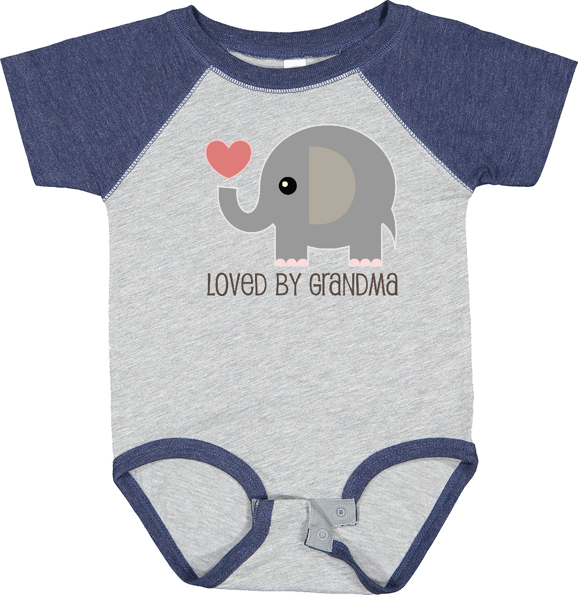 Inktastic Loved by Grandma Cute Grandchild Boys or Girls Baby Bodysuit