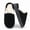 Black(NewStyle), variant on Cozy Platform Fuzzy Slippers for Women and Men Short Ankle Slippers with Anti-Slip Sole Lined with Warm Furry Perfect for Indoor & Outdoor Use