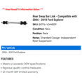thumbnail image 2 of Rear Sway Bar Link - Compatible with 2006 - 2010 Ford Explorer 2007 2008 2009, 2 of 2