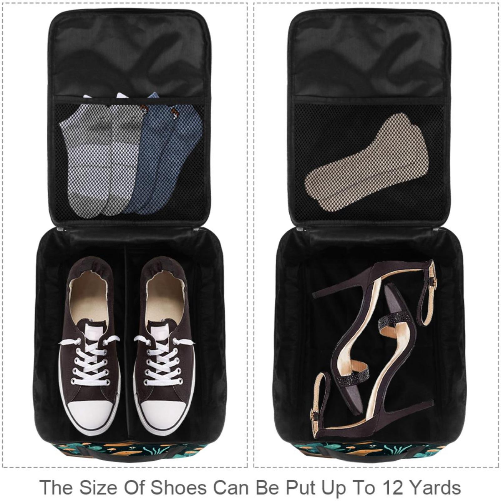 Platypus Polyester Shoe Boxes Organizer for Closet Storage - 23x31cm/9x12in - Space Saving Solution for Shoes Storage and Organization