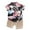 Black, variant on Odeerbi 1-6 Years Toddler Boys Summer Hawaiian Outfits Cotton Beach Tropical Print Short Sleeve Shirt Shorts Set Graphic Casual Two-piece Set Toddler Boys Clothes