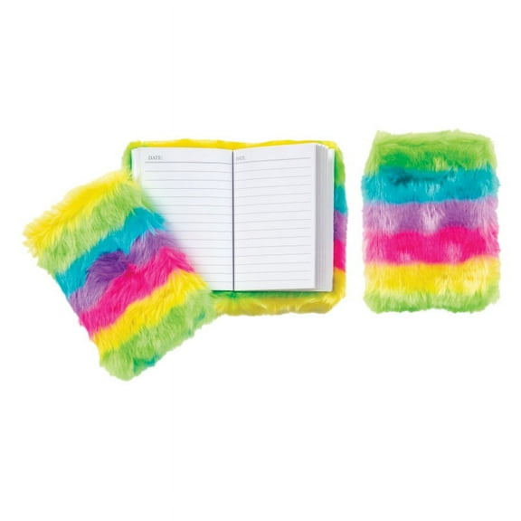 Furry Rainbow Memos Notepad 3x pcs