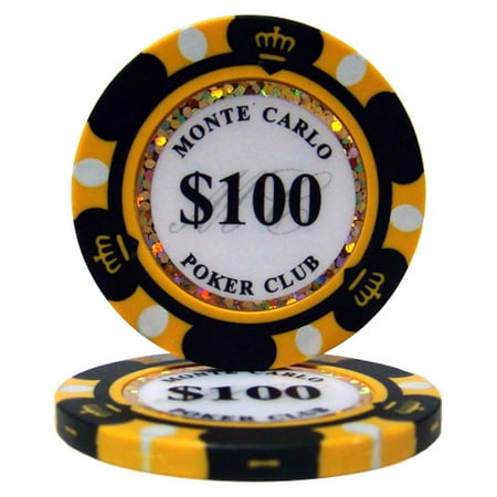 Monte Carlo Casino Chips - $100 Monte Carlo 14 Gram Poker Chips