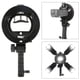 thumbnail image 4 of Accesorio de soporte en forma de S con empuñadura de mano para cámara con montura Bowens, linterna superior, color negro, 4 of 15