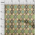thumbnail image 2 of oneOone Velvet Sea Green Fabric Check Sewing Craft Projects Fabric Prints By Yard 58 Inch Wide, 2 of 5