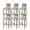 Beige, variant on Easter Bar Stool Covers Set of 4, Spring Polka Dot Bunny Black Plaid Checkered Stretch Washable Bar Chair Covers with Backs, Removable Pub Counter Height Chair Cover for Kitchen Dining Room Cafe
