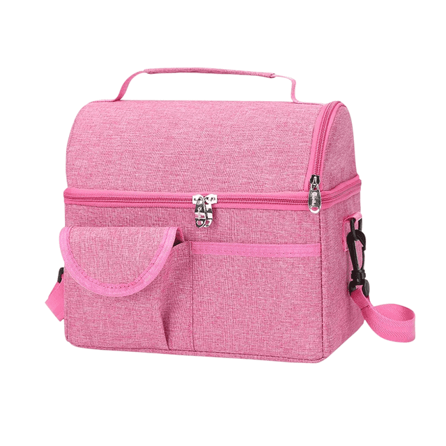 Bolsa De Almuerzo Bloosom Lonchera Térmica Para Hombre O Mujer Rosa