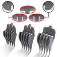thumbnail image 2 of Hair Clipper Guards, 3 Count - Includes NO.10, NO.12, NO.16 - Fits Most Wahl Clippers, 1.5 inch & 1.25 inch & 2 inch, Gray, 2 of 16