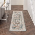 thumbnail image 2 of Nourison Thalia 2'2" x 8' Green/Ivory Bohemian Indoor Rug, 2 of 5