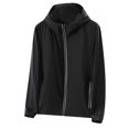 thumbnail image 1 of Weiqiqre Mens Lightweight Running Jacket Sun Protection Top Solid Color Long Sleeved Hooded Top, 1 of 7