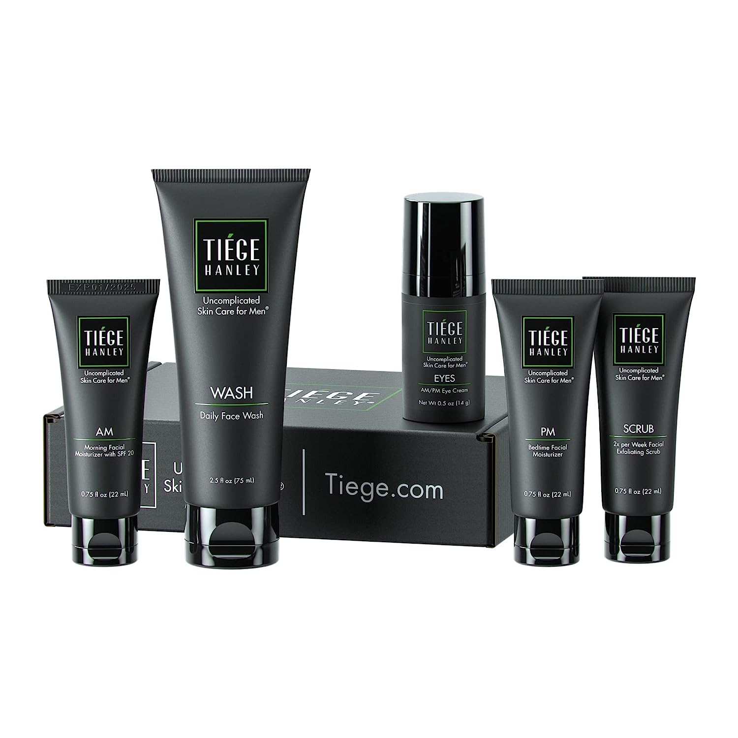 Tiege Hanley Advanced Skin Care Routine for Men with Eye Cream Skin