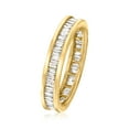 thumbnail image 3 of Ross-Simons 1.00 ct. t.w. Channel-Set Baguette Diamond Eternity Band in 14kt Yellow Gold, Women's, Adult, 3 of 5