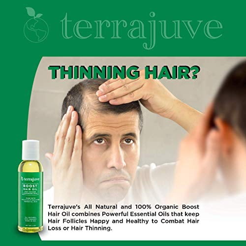 Terrajuve - Boost Hair Oil Organic Made in USA 8 oz. Valentines Gift