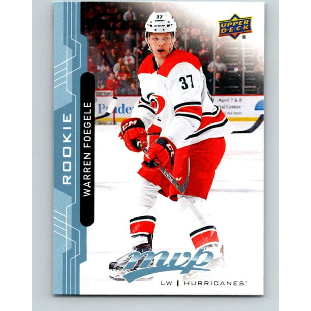 2018-19 Upper Deck MVP #247 Warren Foegele Mint RC Rookie Carolina  Hurricanes