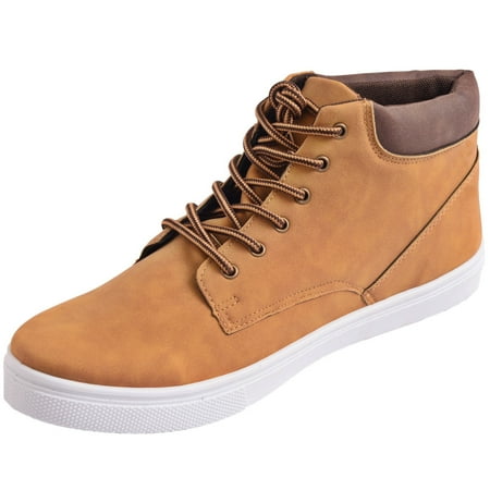 

Alpine Swiss Keith Mens High Top Fashion Sneakers Casual Lace Up Shoes Boots
