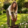 thumbnail image 6 of Bird And Wildflower Metal Garden Stake, 17.78X5Inch, Weather Resistant Metal Stakes, For Garden, Featuring Rabbit And Flower Designs, For Patios, 6 of 9