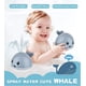 thumbnail image 5 of Juguetes de baño para bebés, juguete de baño de agua con rociador automático de ballena con luz LED, juguetes de ducha de bañera con rociador de inducción para niños pequeños, juguete de baño de pisci, 5 of 5